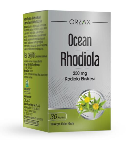 Ocean Rhodiola 250mg 30 Kapsül - ORZAX
