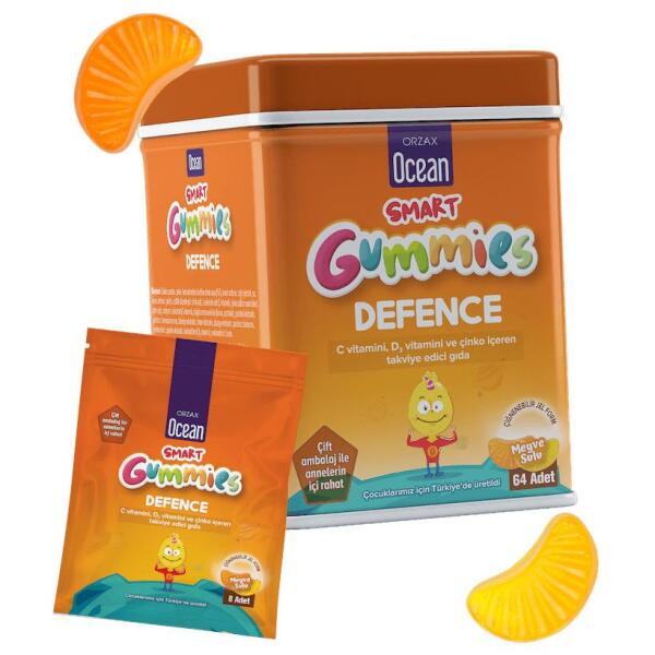 Ocean Smart Gummies Defence 64 Çiğnenebilir Jel Form - ORZAX