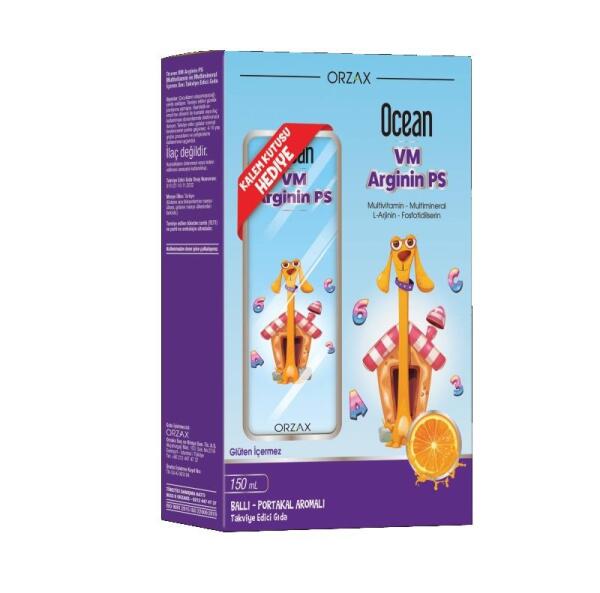 Ocean VM Arginin PS 150 ml Şurup Kalemlik Hediyeli - ORZAX