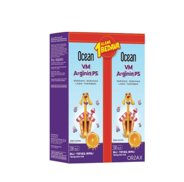 Ocean VM Arjinin PS Şurup 150 ml 2 li - ORZAX