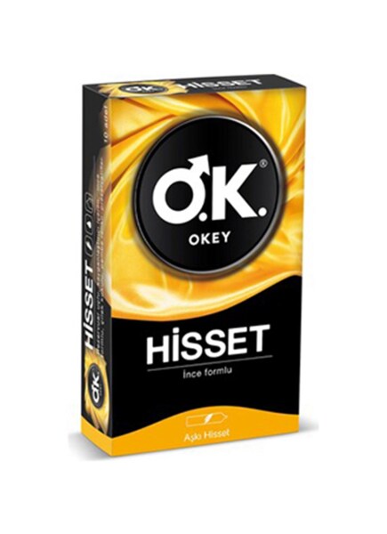 Okey Prezervatif Hisset 10lu - OKEY