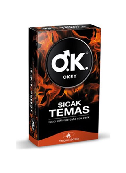 Okey Prezervatif Sıcak Temas 10lu - OKEY