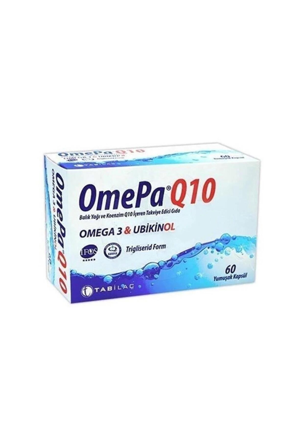 OmePa Q10 Omega 3 Ubiquinol 60 Kapsül - 1
