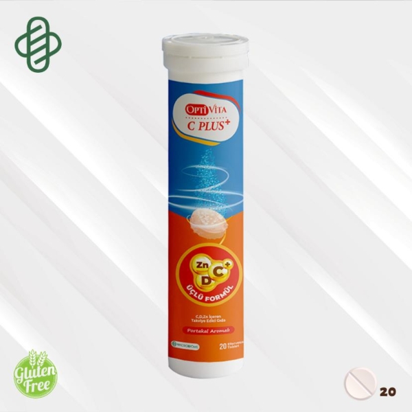 Optivita C Plus 20 Efervesan Tablet - MICROBIOME