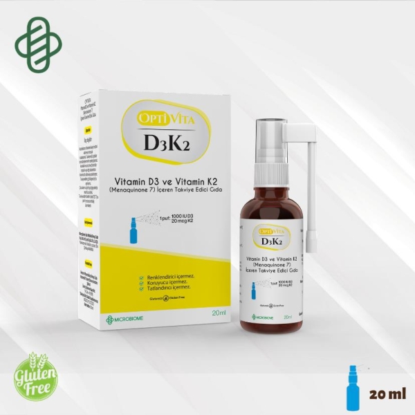 Optivita D3K2 20 mL Sprey - MICROBIOME