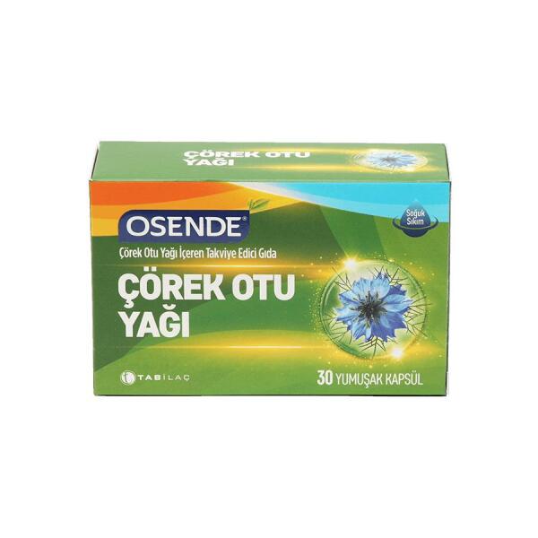 Osende Çörek Otu Yağı 30 Kapsül - TAB İLAÇ