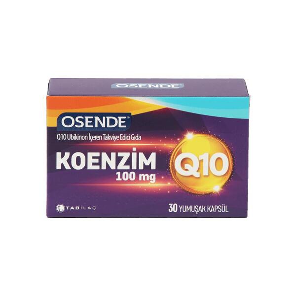 Osende Koenzim Q10 100 mg 30 Kapsül - TAB İLAÇ