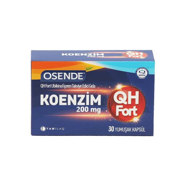 Osende Koenzim QH Fort 200 mg 30 Kapsül - TAB İLAÇ