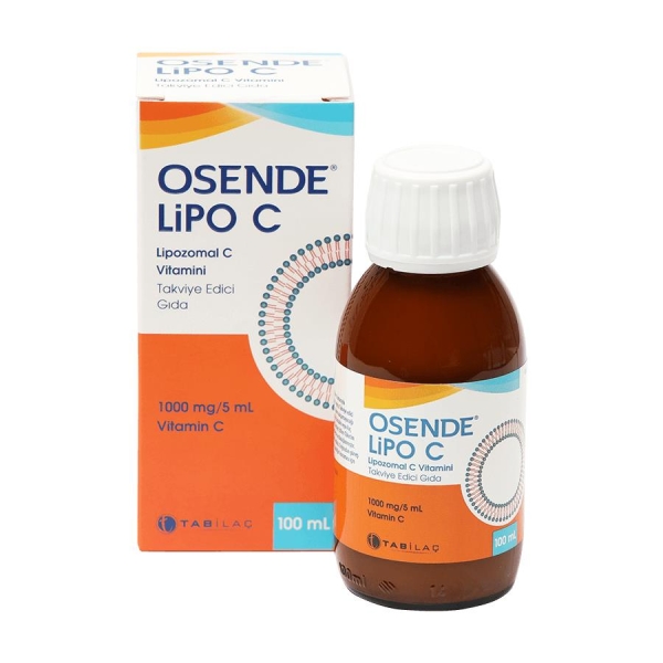 Osende Lipo Lipozomal C Vitamini 100 ml Şurup - TAB İLAÇ