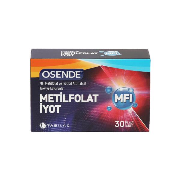 Osende Metilfolat İyot 30 Dil Altı Tablet - TAB İLAÇ