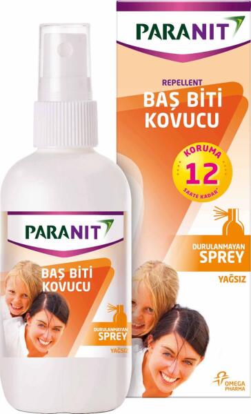 Paranit Baş Biti Kovucu Durulanmayan Sprey Yağsız 100 ml - PARANİT
