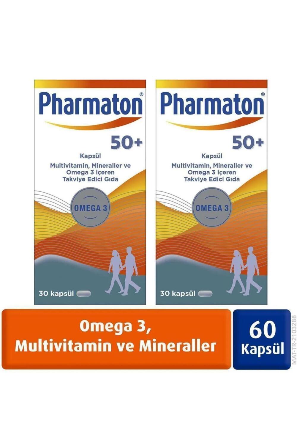 Pharmaton 50 Plus 30 Kapsül 2'li - 1
