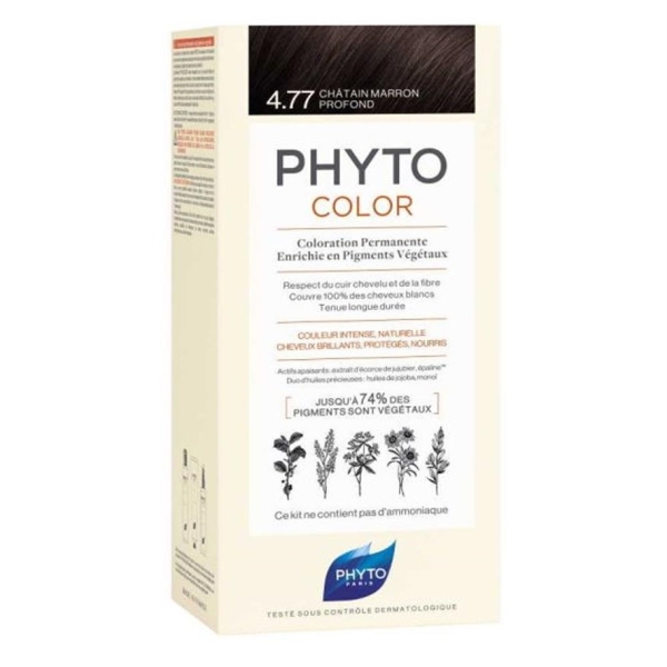 Phyto Phytocolor Bitkisel Saç Boyası - 4.77 - Yoğun Kestane Bakır - PHYTO