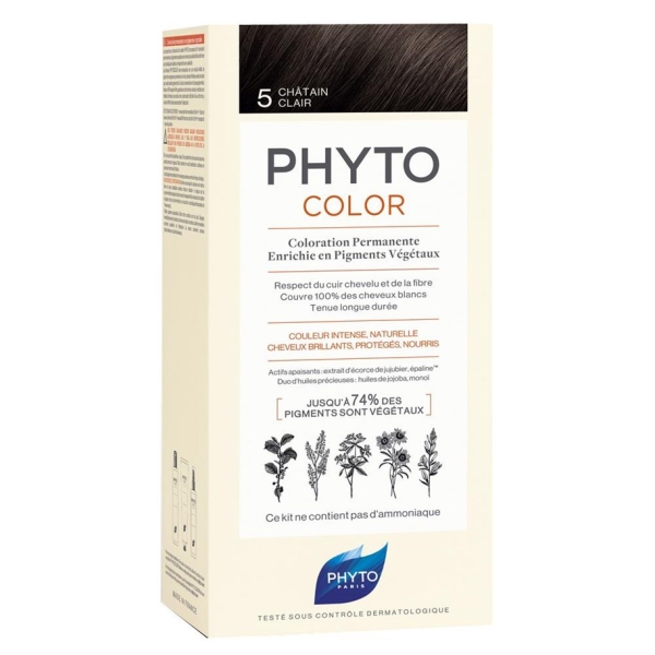 Phyto Phytocolor Bitkisel Saç Boyası - 5 - Açık Kestane - PHYTO