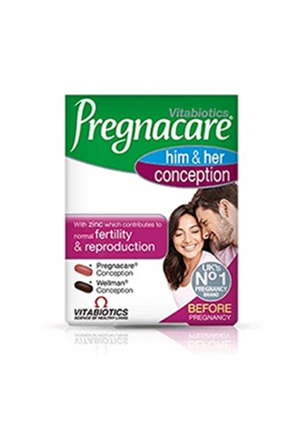 Pregnacare Him&Her Conception 30+30 Tablet - VİTABİOTİCS