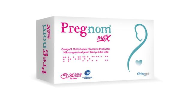 Pregnom Max 30 Soft-Jel Kapsül - ORTHOGEN