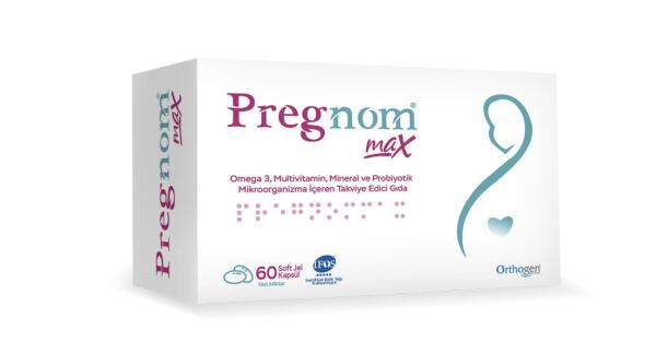 Pregnom Max 60 Soft-Jel Kapsül - ORTHOGEN