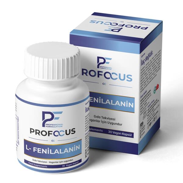 PF ProFocus L-Fenilalanin 30 Vegan Kapsül - PF