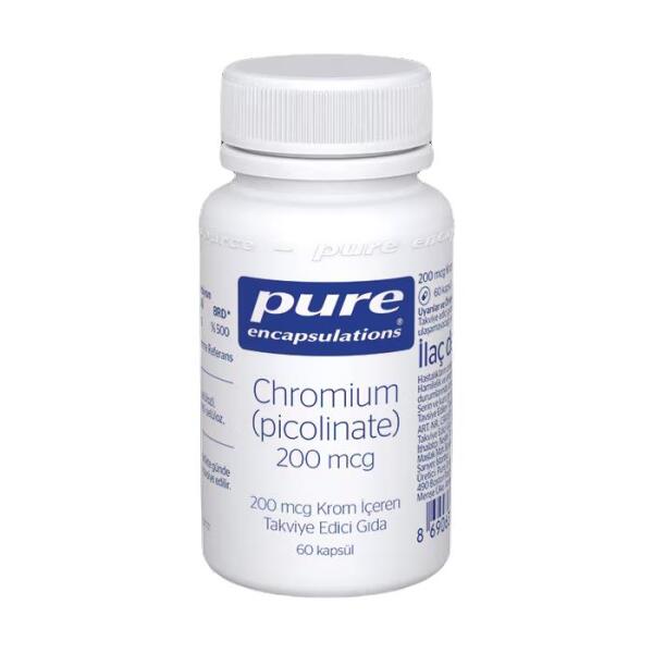 Pure Encapsulations Chromium Picolinate 200 mcg 60 Kapsül - PURE ENCAPSULATIONS