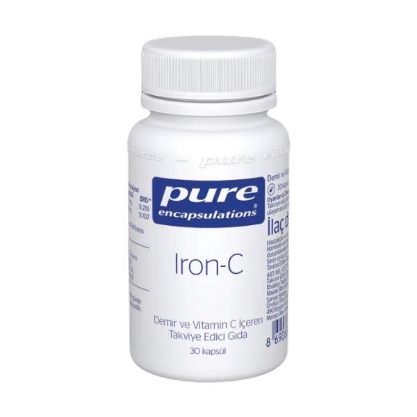 Pure Encapsulations Iron-C 30 Kapsül - PURE ENCAPSULATIONS