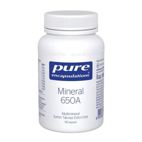 Pure Encapsulations Mineral 650A 90 Kapsül - PURE ENCAPSULATIONS