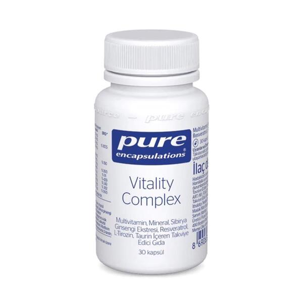 Pure Encapsulations Vitality Complex 30 Kapsül - PURE ENCAPSULATIONS