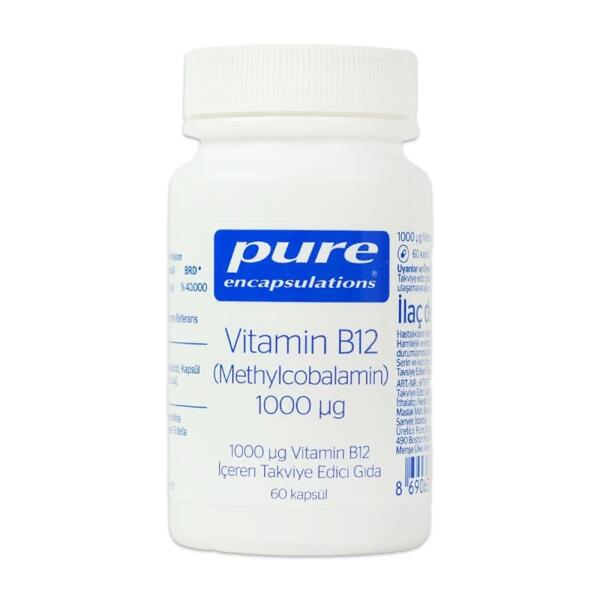Pure Encapsulations Vitamin B12 1000 Mcg 60 Kapsül - PURE ENCAPSULATIONS