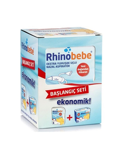 Rhinobebe Burun Aspiratörü Başlangıç Seti - RHİNOBEBE