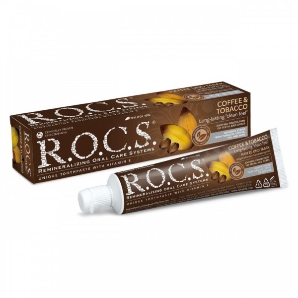 ROCS Kahve&Tütün Lekelerine Karşı Diş Macunu 60ml - ROCS