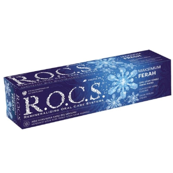 ROCS Maximum Fresh Ağız Kokusuna Karşı Diş Macunu 74gr - ROCS