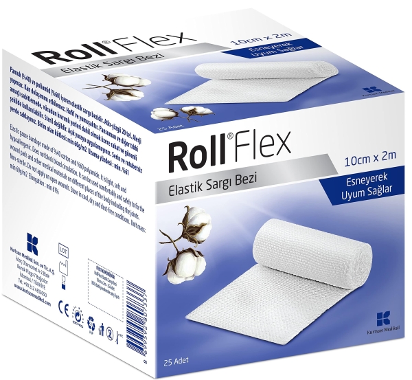 Roll Sargı Bezi Elastik 10cmX2m - ROLL