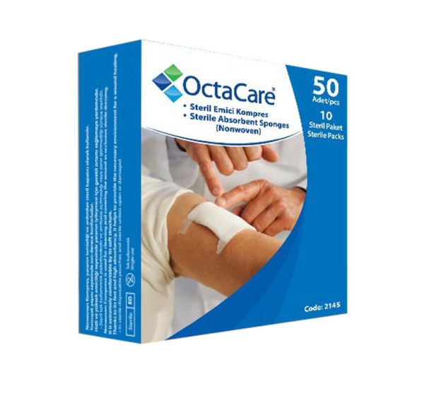 Roll Flex Steril Gaz Kompres 7,5 Cm x 7,5 Cm 50 Adet - OCTACARE