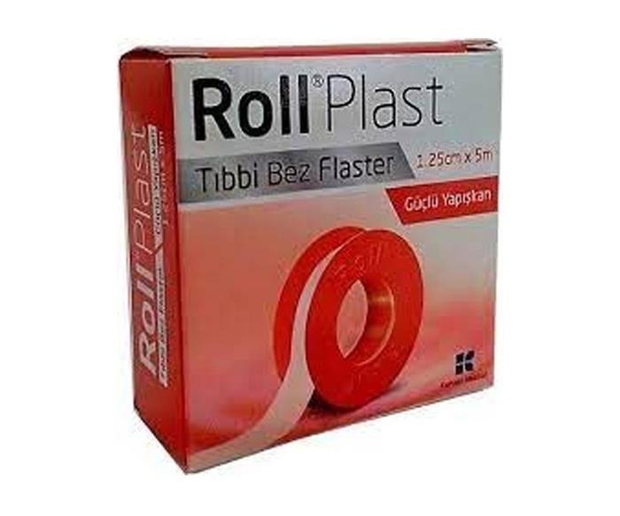 Roll Plast Tıbbi Bez Flaster 1,25 cm x 5m - 1