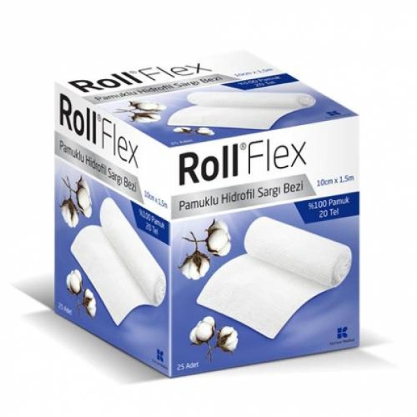 Roll Flex Sargı Bezi 10 cm x 1,5 m - ROLL