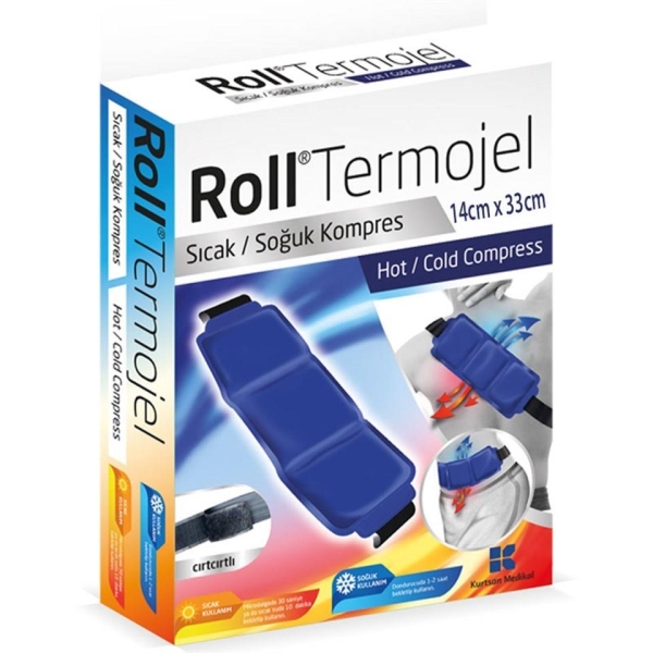 Roll Termojel Cırtcırtlı Sıcak - Soğuk Kompres 14 cm x 33 cm - ROLL