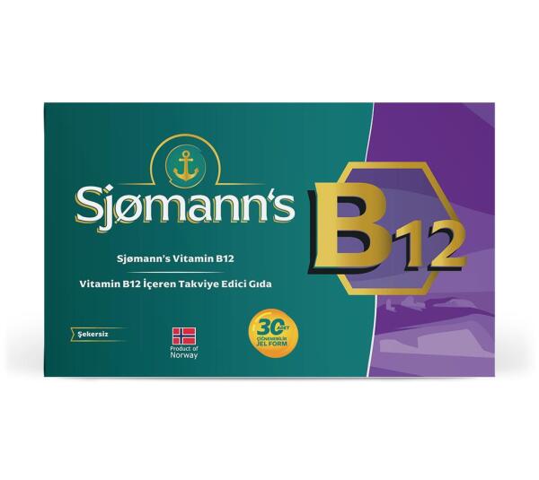 Sjomanns Vitamin B12 1000 mcg 30 Çiğnenebilir Jel Form - EASYVİT