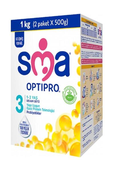 SMA Optipro 3 Probiyotik Devam Sütü 1000 gr - SMA