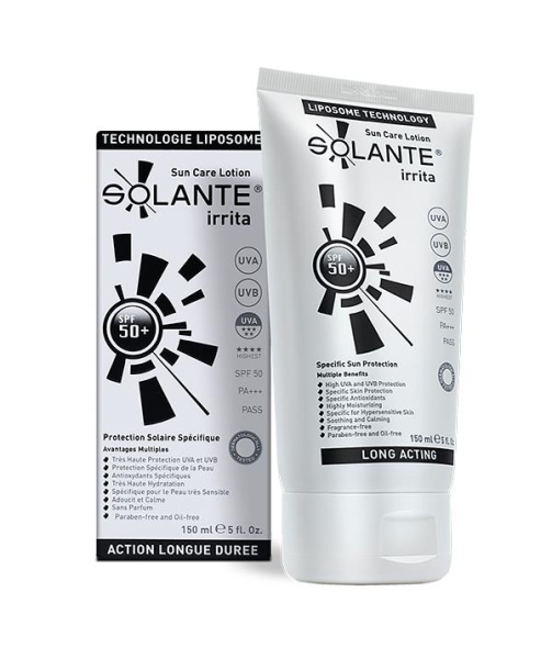Solante Irrita Sun Care Lotion Spf 50+ 150 ml Tahriş Olmuş Cilt Güneş Losyonu - SOLANTE