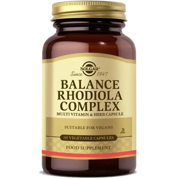 Solgar Balance Rhodiola Complex 60 Kapsül - SOLGAR