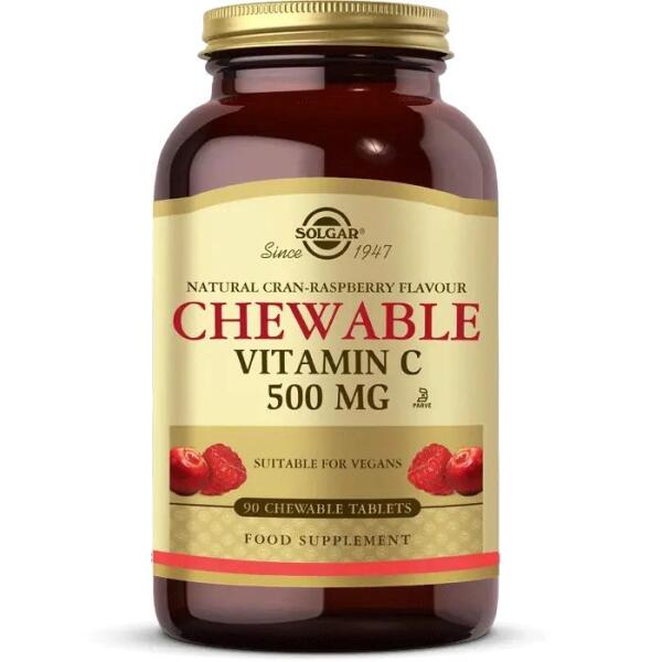 Solgar Chewable Vitamin C 500 mg 90 Tablet - SOLGAR