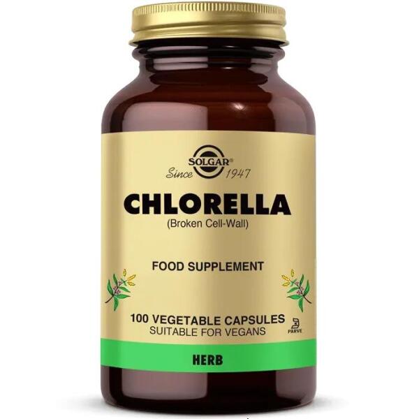 Solgar Chlorella 100 Kapsül - SOLGAR