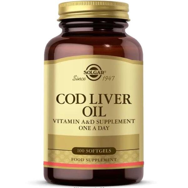 Solgar Cod Liver Oil 100 Softjel - SOLGAR