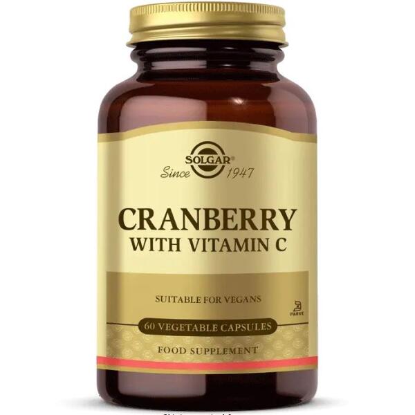 Solgar Cranberry With Vitamin C 60 Kapsül - SOLGAR