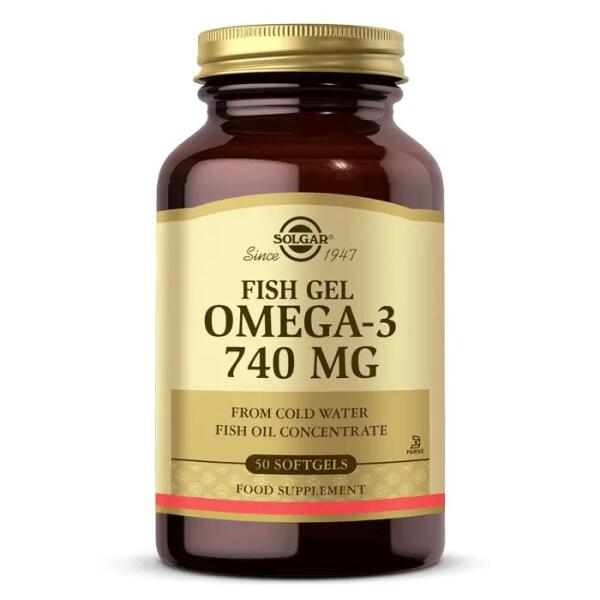 Solgar Fish Gel Omega-3 740 mg 50 Softgel Kapsül - SOLGAR