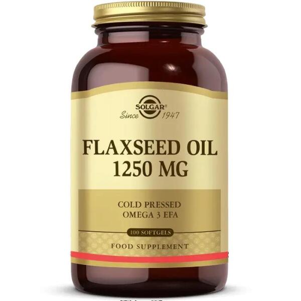 Solgar Flaxseed Oil 1250 mg 100 Softjel - SOLGAR