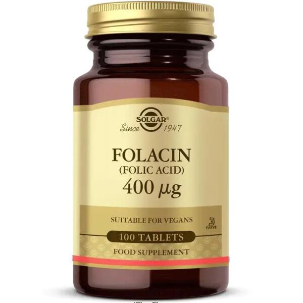 Solgar Folacin (Folic Acid) 100 Tablet - SOLGAR