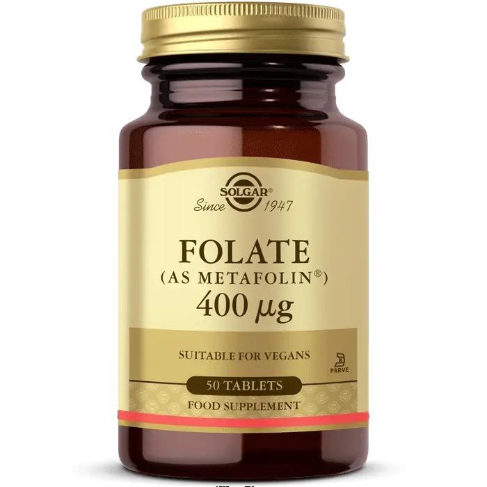Solgar Folate 400 mcg 50 Tablet