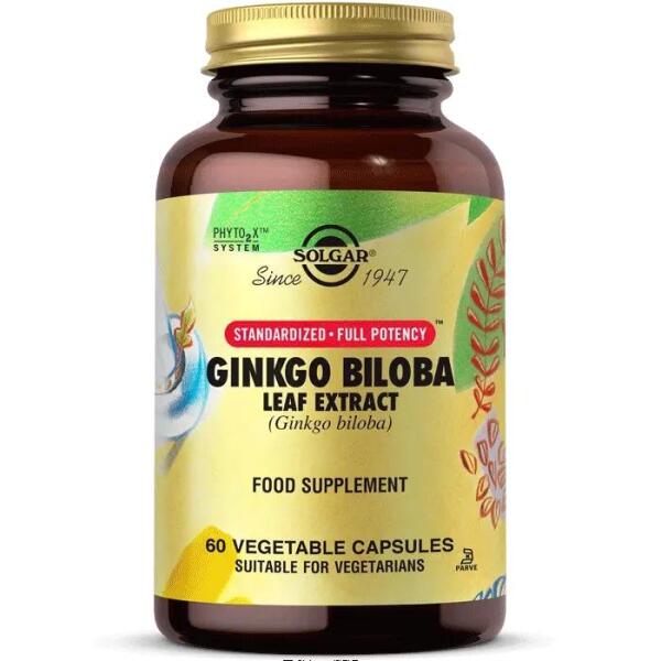 Solgar Ginkgo Biloba Leaf Extract 60 Kapsül - SOLGAR