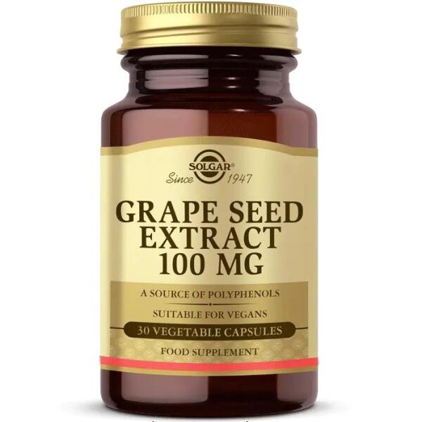 Solgar Grape Seed Extract 100 mg 30 Tablet - SOLGAR