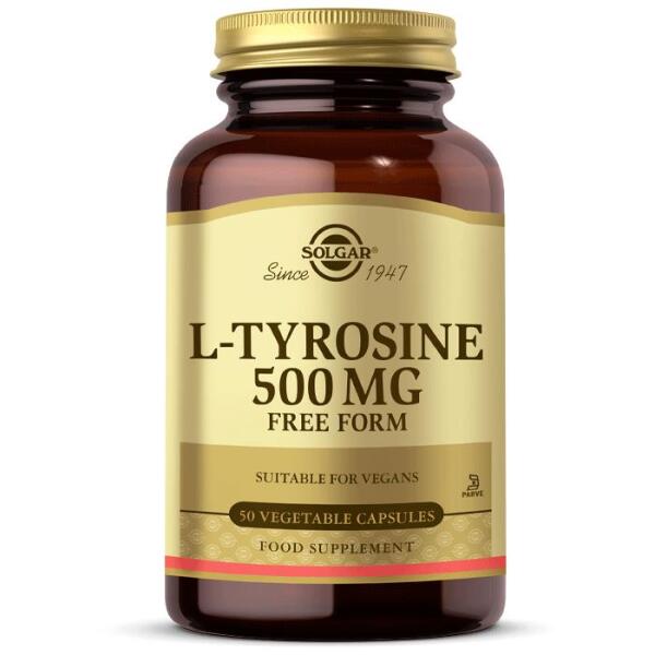Solgar L-Tyrosine 500 mg 50 Kapsül - SOLGAR
